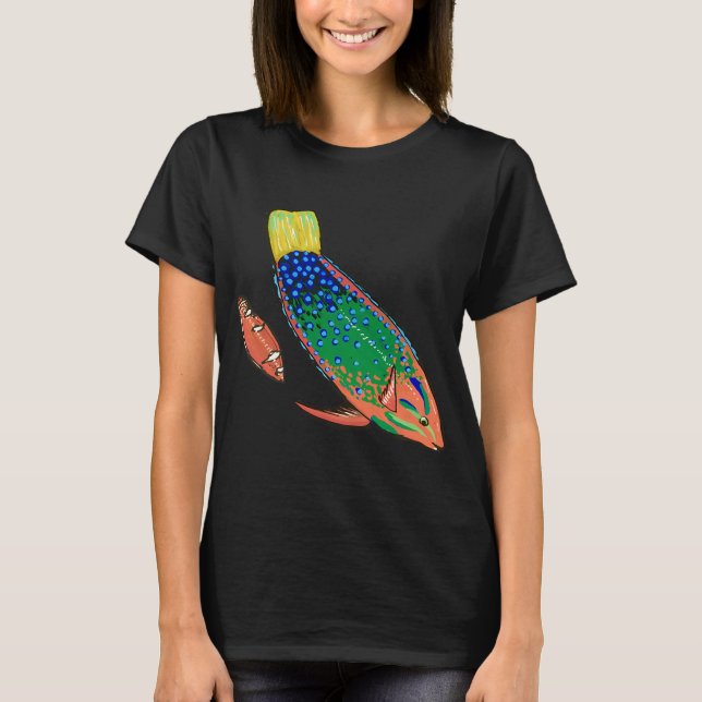 WERDE MICH KRANKMELDEN / FISCHEN T-Shirt (Vorderseite)