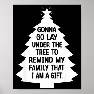 Werde mich unter den Baum legen, um meine Familie Poster
