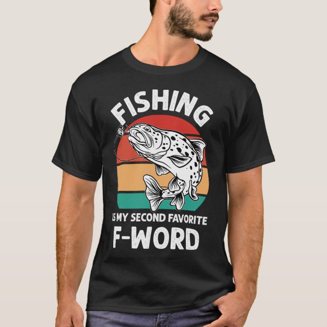 Werde mit jedem über Angeln sprechen T-Shirt (Vorderseite)