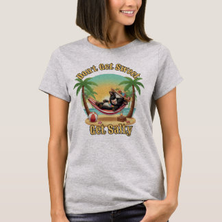 "Werde nicht süß, werde salzig" Kuh T-Shirt