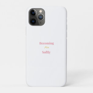 Werde sanft ihr Telefon Case   Minimalistisch Weib