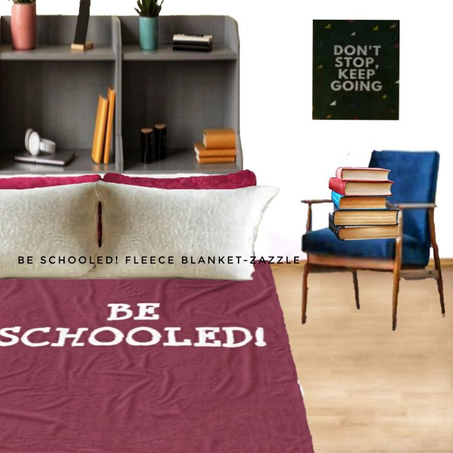 WERDE SCHULDIG! FLEECEDECKE (Von Creator hochgeladen)