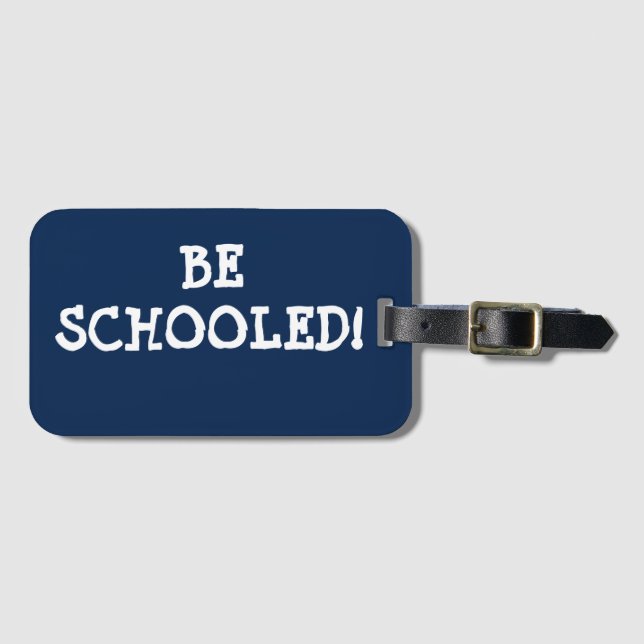 WERDE SCHULDIG! GEPÄCKANHÄNGER (Vorderseite (Horizontal))