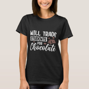 Werde Schüler für Schokolade-Erzieher-Design einta T-Shirt