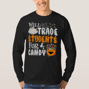 Werde Schüler gegen Süßigkeiten tauschen Lehrer H T-Shirt