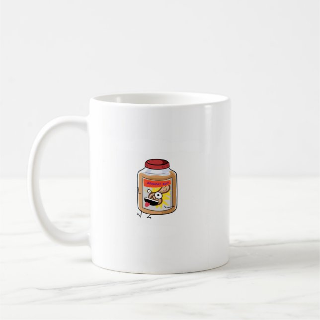 Werde verrückt, Erdnussbutter-Thema Kaffeetasse (Links)