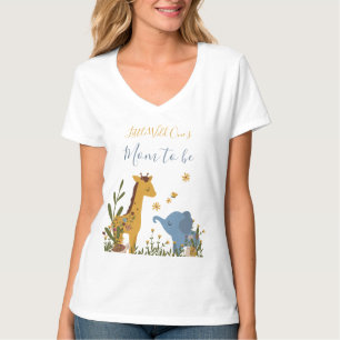 Werdeende Mutter Wildes Ein Süßes Baby Tierchen T-Shirt