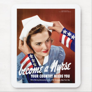 Werden eine Krankenschwester Mousepad