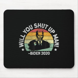 Werden Sie aufhören, Mann - Trump Biden Debate 202 Mousepad