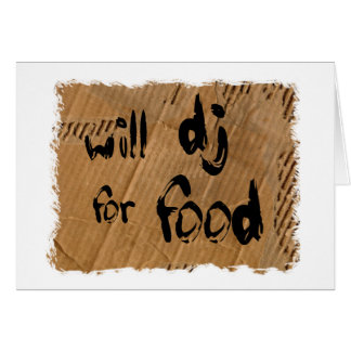 Werden Sie DJ für Nahrung