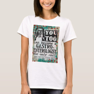 Werden Sie Gastroenterologe T - Shirt Funny Vintag