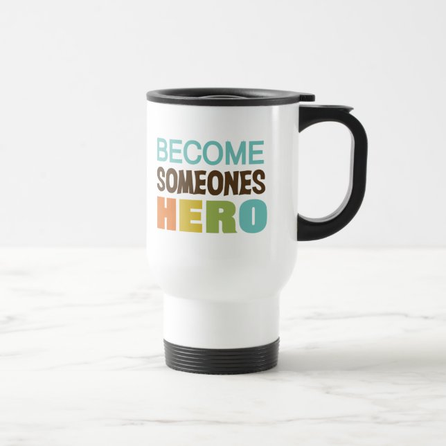 Werden Sie Jones Hero Reisebecher (Rechts)