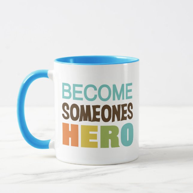Werden Sie Jones Hero Tasse (Links)