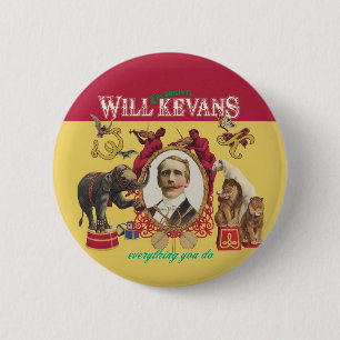 Werden Sie Kevans Abzeichen 1 Button