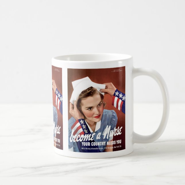 Werden Sie Krankenschwester Kaffeetasse (Rechts)
