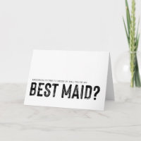 Werden Sie mein bestes Maid-Brautparty anfordern