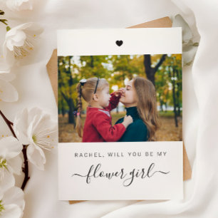 Werden Sie mein Brautparty für die Blumenmädchen s Karte