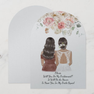 WERDEN SIE MEIN BRIDEMAID-VORSCHLAG SEIN? EINLADUNG