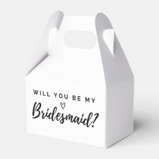 Werden Sie mein Bridesmaid-Gastgeschenk sein? Geschenkschachtel