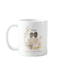 Werden Sie mein Bridesmaid/mein Vorschlag zur Trau