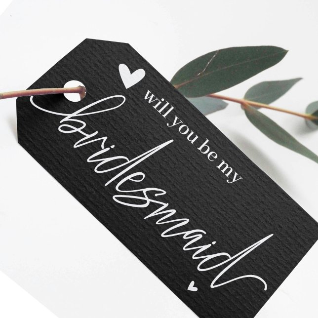 Werden Sie mein Bridesmaid-Tag sein? Geschenkanhänger (Von Creator hochgeladen)