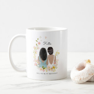 Werden Sie mein Bridesmaid/Trauzeugin-Vorschlag se Kaffeetasse