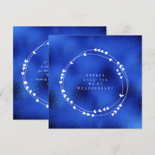 Werden Sie mein Bridesmaid-Weißgläser sein? Einladung