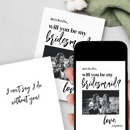 Werden Sie mein Foto für einen Großmaid-Vorschlag  Einladung