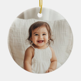 Werden Sie mein Foto sein? Keramik Ornament