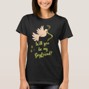 Werden Sie mein Freund Niedlichen Paar Vorschlag J T-Shirt