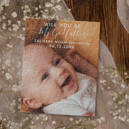 Werden Sie mein göttliches, Personalisiertes Foto  Puzzle