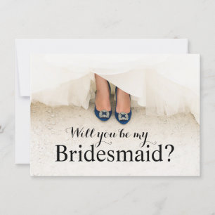 Werden Sie mein Hochzeitskleid von Bridesmaid sein Einladung