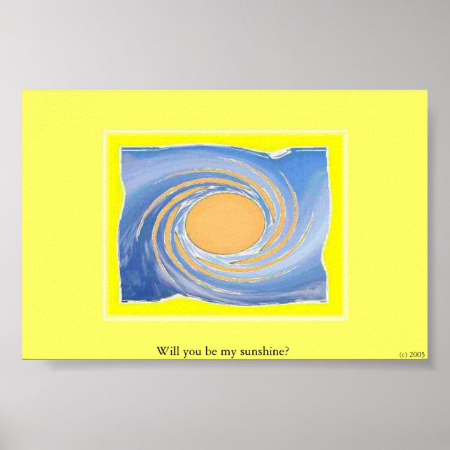 Werden Sie mein Sonnenschein sein? Poster (Vorne)