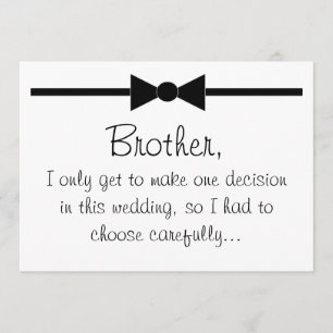 Werden Sie mein Trauzeuge sein Einladung