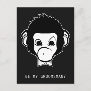 Werden Sie mein Trauzeuge sein? Einladungspostkarte