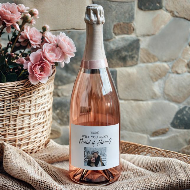 Werden Sie mein Trauzeugin Vorschlag Custom Foto (Von Creator hochgeladen)