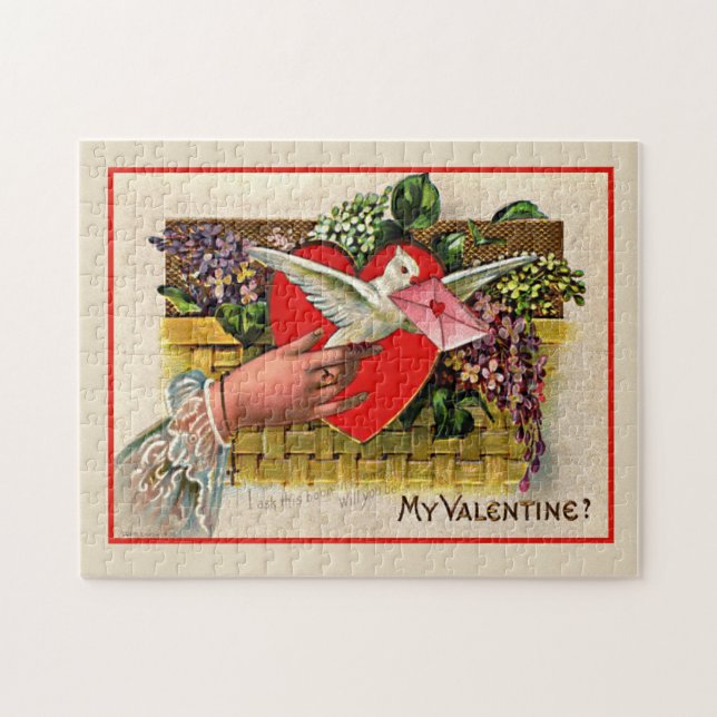 Werden Sie mein Valentin sein? Puzzle (Horizontal)