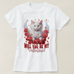 Werden Sie mein Valentinin sein, Cat-T - Shirt? T-Shirt
