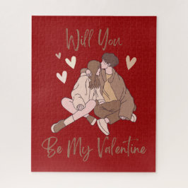 Werden Sie mein Valentinin sein? Puzzle