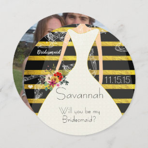 Werden Sie mein Verlobung-Foto auf der Rückseite s Einladung