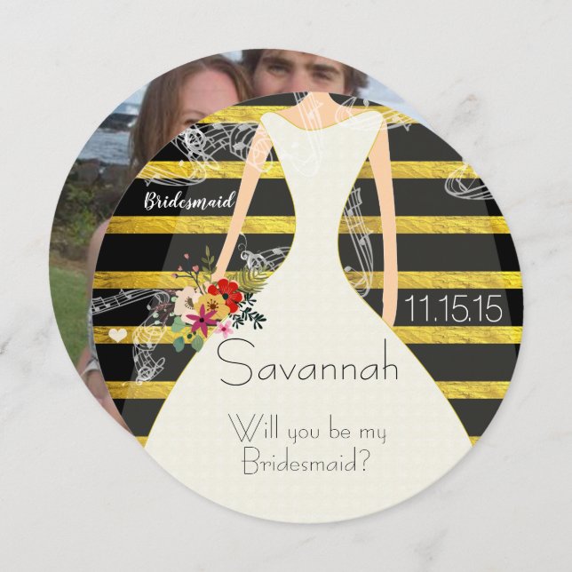 Werden Sie mein Verlobung-Foto auf der Rückseite s Einladung (Vorne/Hinten)