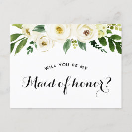 Werden Sie mein Vorschlag für eine Trauzeugin sein Ankündigungspostkarte
