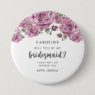 Werden Sie mein Vorschlag von Bridesmaid sein Button
