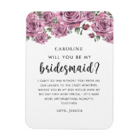 Werden Sie mein Vorschlag von Bridesmaid sein