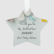 Werden Sie mein Weihnachts-Weihnachtssternornament