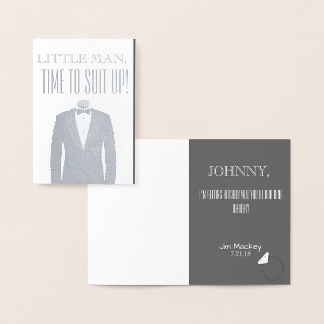 Werden Sie meine Aufforderung zur Einreichung von  Folienkarte (Anzeige)