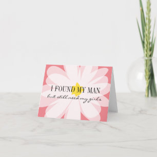 Werden Sie meine Bridesmaid-Anforderungskarte mit  Einladung