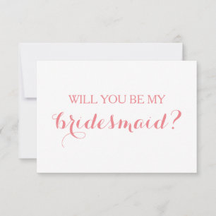 Werden Sie meine Bridesmaid-Card-Brautparty-Karte Einladung