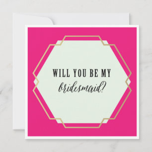 WERDEN SIE MEINE BRIDESMAID-Einladung SEIN? Einladung