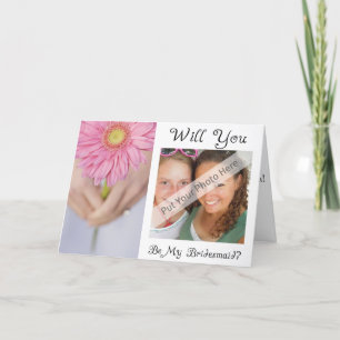 Werden Sie meine Bridesmaid-Karte Personalisiert? Einladung